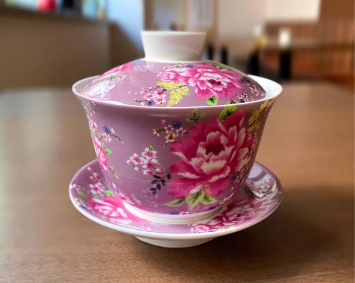 花団蓋碗　250ml