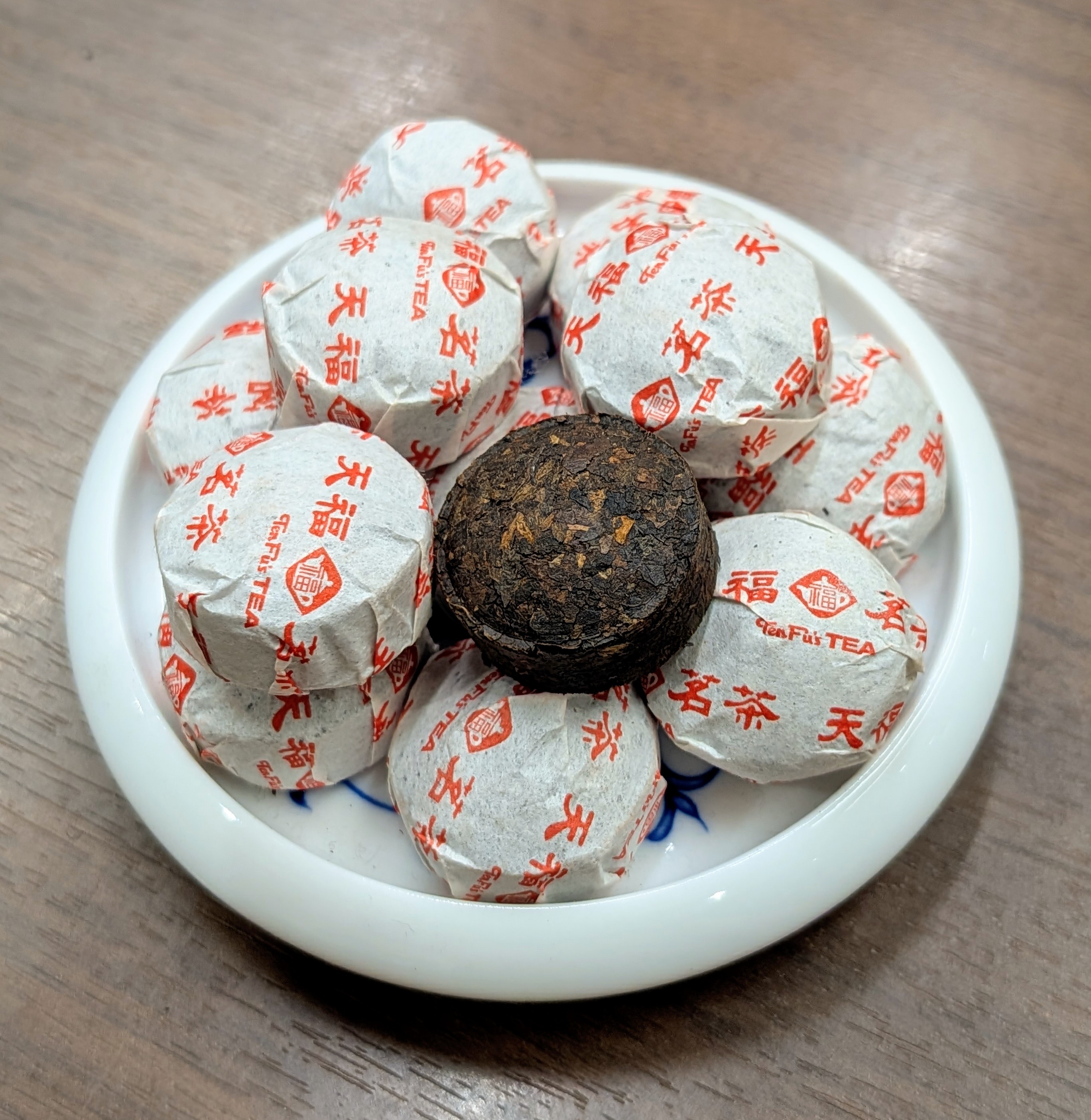 普洱小沱茶4年熟成　150g/￥2700～