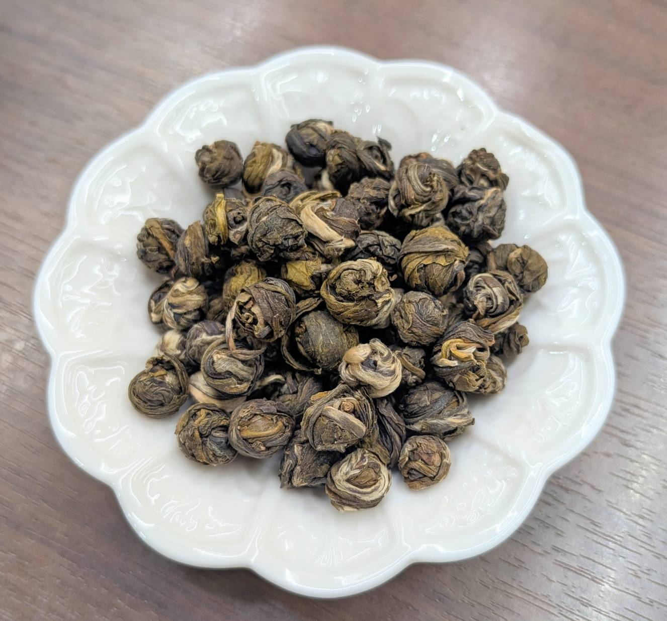 繍球茉莉花茶　100g/￥2500